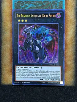 Yugioh The Phantom Knights Of Break Sword WIRA-EN006 Secret Rare 1st Ed LP - Image 1
