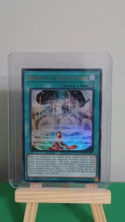 2025 Yugioh Barrier Of The Voiceless Voice Spell Card MP25-EN170 Ultra Rare - Image 5