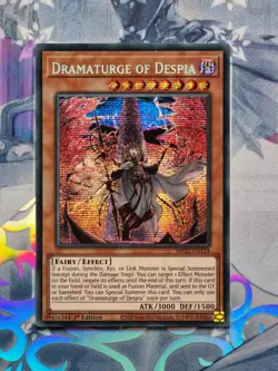 MP22-EN124 Dramaturge of Despia Prismatic Secret Rare 1st Ed NM YuGiOh TCG - Image 1