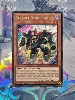 BLMR-EN003 Assault Synchron Secret Rare 1st Edition Near Mint YuGiOh TCG - Image 1