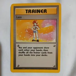 Lass 75 of 102 Rare MINT Pokemon Card 1999 Base Set UnLTD Trainer Unused Mint - Image 1