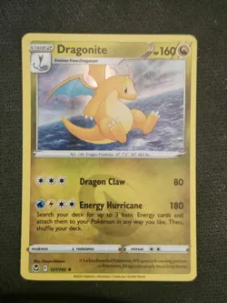 DRAGONITE - 131/195 - SILVER TEMPEST - HOLO RARE - POKEMON CARD - Image 1