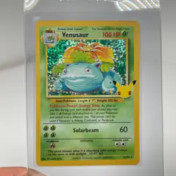 Pokemon TCG Celebrations Venusaur Holo Rare Card #15/102 Classic Collection NM - Image 1