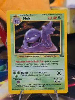 Muk 13/62 - Holo Rare Card - Fossil - Pokemon TCG - Image 1