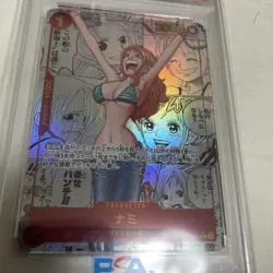 Nami Comic Para PSA10 Romance Dawn One Piece Card Game - Image 3