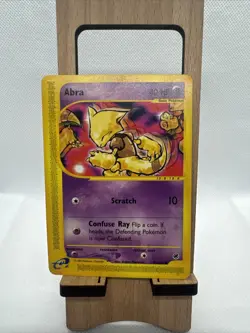 Vintage 2002 Pokemon Abra Card 93/165 Expedition Lightly Played - Image 1