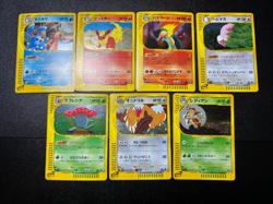 (LP/MP) E-Series 7set Flareon 017/088 Holo 1st Ed Japanese Pokemon e Card - Image 1