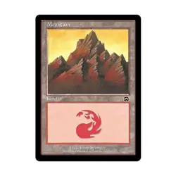 WOTC MtG Mercadian Masques Mountain #343 (C) (Foil) VG - Image 1