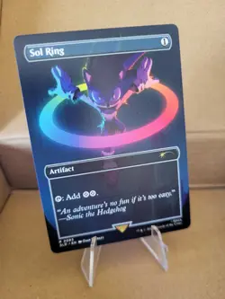 Sol Ring Full Art Secret L'air SONIC NM ENG MTG - Image 1