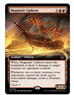 Magmatic Galleon (Extended Art) [The Lost Caverns of Ixalan] MTG - Image 1