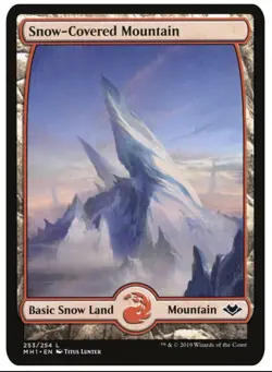 MTG Snow-Covered Mountain PACK FRESH NM Modern Horizons Regular Land EDH - Image 1