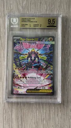 Mega Zygarde TCG EX SIR Beckett 9.5 GEM MINT Pokemon - Image 1