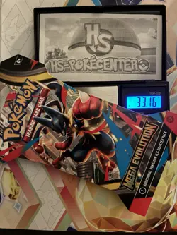 (VERY HEAVY) 33.16g Pokemon TCG Mega Evolution Sleeved Booster Pack (SEALED)✅ - Image 1