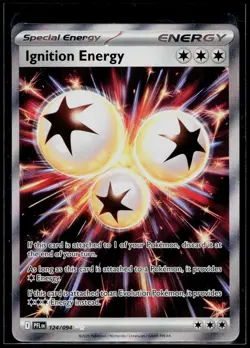 Ignition Energy 124/094 Ultra Rare Phantasmal Flames Pokemon Holo Near Mint - Image 1