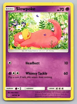 Slowpoke 48/145 Common Guardians Rising Pokemon Lightly Played - Image 1