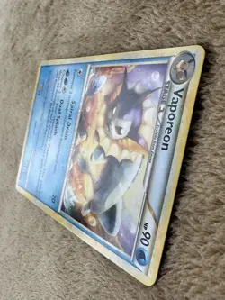 2011 Pokemon TCG Call Of Legends Vaporeon Non-Holo 52/95 LP+ - Image 3