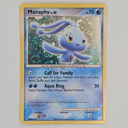 Pokemon Manaphy (4/12) DP Trainer Kit Manaphy MP HOLO - Image 1