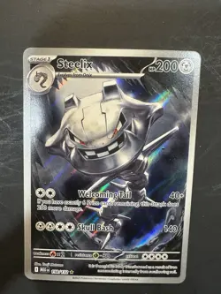 2025 Pokemon Mega Evolutions Steelix 150 /132 Full Art Illustration rare 03 - Image 5