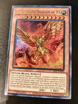 The Winged Dragon of Ra Effect Card Yu-Gi-Oh! TCG LED7-EN000 Ultra Rare 1st Ed - Image 1