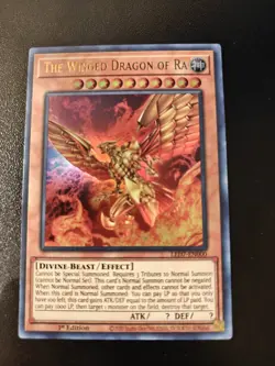 The Winged Dragon of Ra Effect Card Yu-Gi-Oh! TCG LED7-EN000 Ultra Rare 1st Ed - Image 2