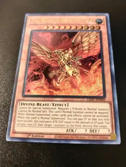 The Winged Dragon of Ra Effect Card Yu-Gi-Oh! TCG LED7-EN000 Ultra Rare 1st Ed - Image 4
