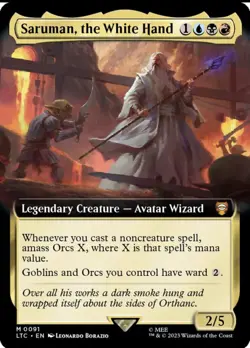 Saruman, the White Hand (91/411) MtG Non Foil NM - Image 1