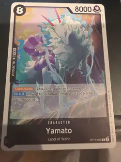 Yamato OP16-096 R The Time of Battle Foil English One Piece - Image 1