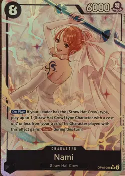 NAMI OP15-086 SR ALT ART ONE PIECE TCG ENGLISH - Wedding Nami - Open to Offers - Image 4