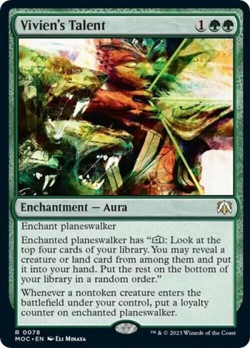 Vivien's Talent (MTG- Commander: March of the Machine) Near Mint Foil English - Image 1