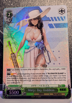 Weiss Schwarz Goddess of Victory Nikke S117-E039S SR Mary: Bay Goddess FOIL ENG - Image 1