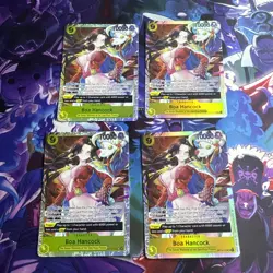One Piece TCG OP14-112 Boa Hancock SR Card Game CCG English - PLAYSET X4 - Image 1
