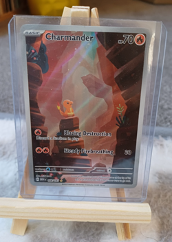 Pokemon TCG Charmander Scarlet & Violet 151 Card 168/165 English Edition - Image 1