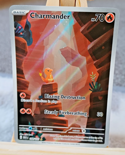 Pokemon TCG Charmander Scarlet & Violet 151 Card 168/165 English Edition - Image 3