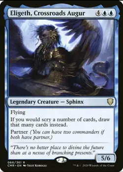 Eligeth, Crossroads Augur (66) [CMR] rare Near Mint MTG - Image 1
