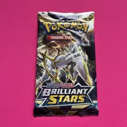 Pokemon TCG Sword & Shield Brilliant Stars Card Booster Pack - Image 1