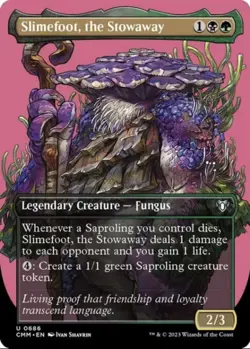 Slimefoot, the Stowaway (Borderless Profile) [Commander Masters] MTG Near Mint - Image 1