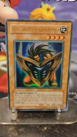 BIG SHIELD Guardna YU-GI-OH Foil Trading Card DB1-EN097 - Image 1