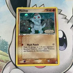 Machop 57/92 Reverse Holo Legend Maker - Pokemon Card HP DMG - Image 1