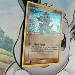 Machop 57/92 Reverse Holo Legend Maker - Pokemon Card HP DMG - Image 3