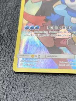 B6 Piplup Cosmic Eclipse Secret Rare Card 239/236 DMG - Image 5