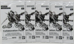 Gundam Card Game Collaboration Pack Lot of 5 - Image 1