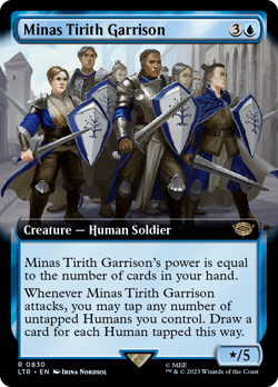Minas Tirith Garrison EXTENDED, The Lord of the Rings, MTG LTR NM/M - Image 1