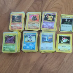 Vintage 1999 Pokemon Card Collection Lot ~340pcs - WOTC Mixed Set - Image 1