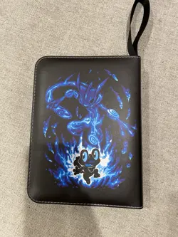 New Black Binder, Mew & Mewtwo Premium 4-Pocket Holder, Binder for Pokemon Cards - Image 2