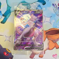 Pokemon Mewtwo v TCG SWSH229 Holo Promo Card Sealed - Image 1