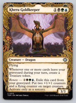 Kheru Goldkeeper Showcase - Tarkir: Dragonstorm - MTG - Image 1