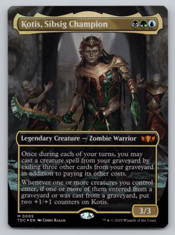 Kotis, Sibsig Champion FOIL Borderless - Commander: Tarkir: Dragonstorm MTG - Image 1