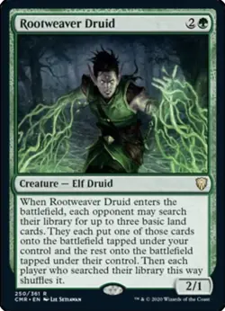 MTG Rootweaver Druid Commander Legends 250/361 Regular Rare - Image 1