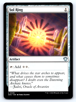 Sol Ring - Secrets of Strixhaven Commander - MTG - Image 1