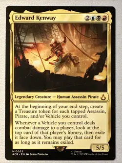 MTG / Edward Kenway / ACR / #53 / Regular / Mythic / NM - Image 1